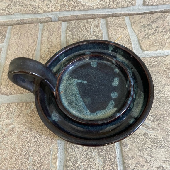 Stegall Pottery Candle Holder SIGNED - Picture 3 of 8